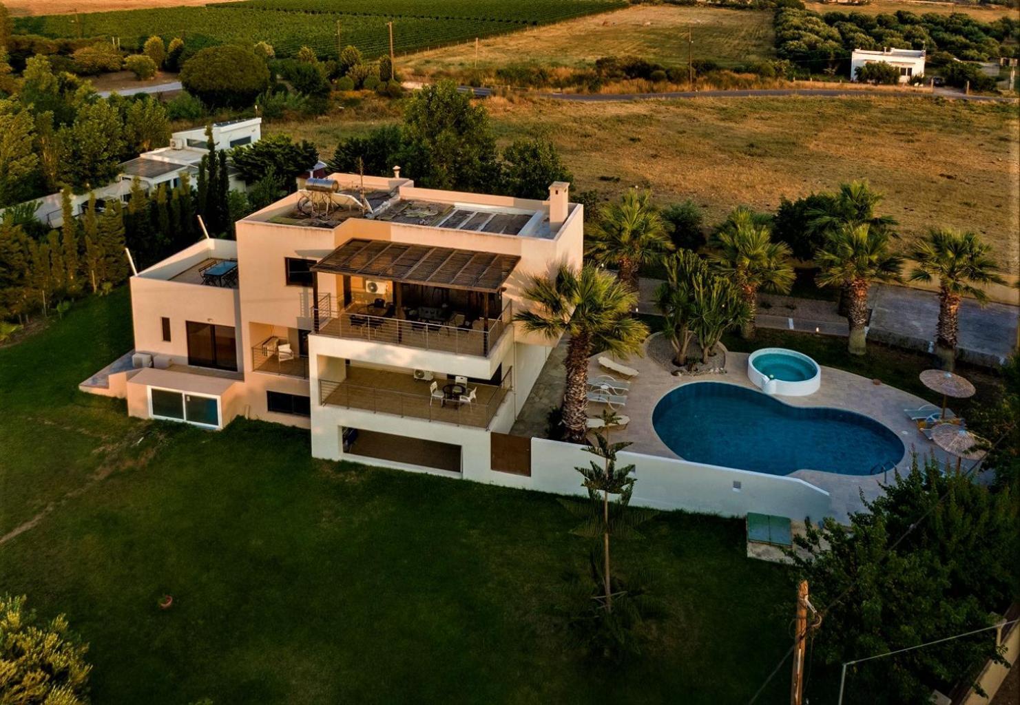Xenos Villa 2 With A Private Pool,Near The Sea Tigkaki  Ngoại thất bức ảnh