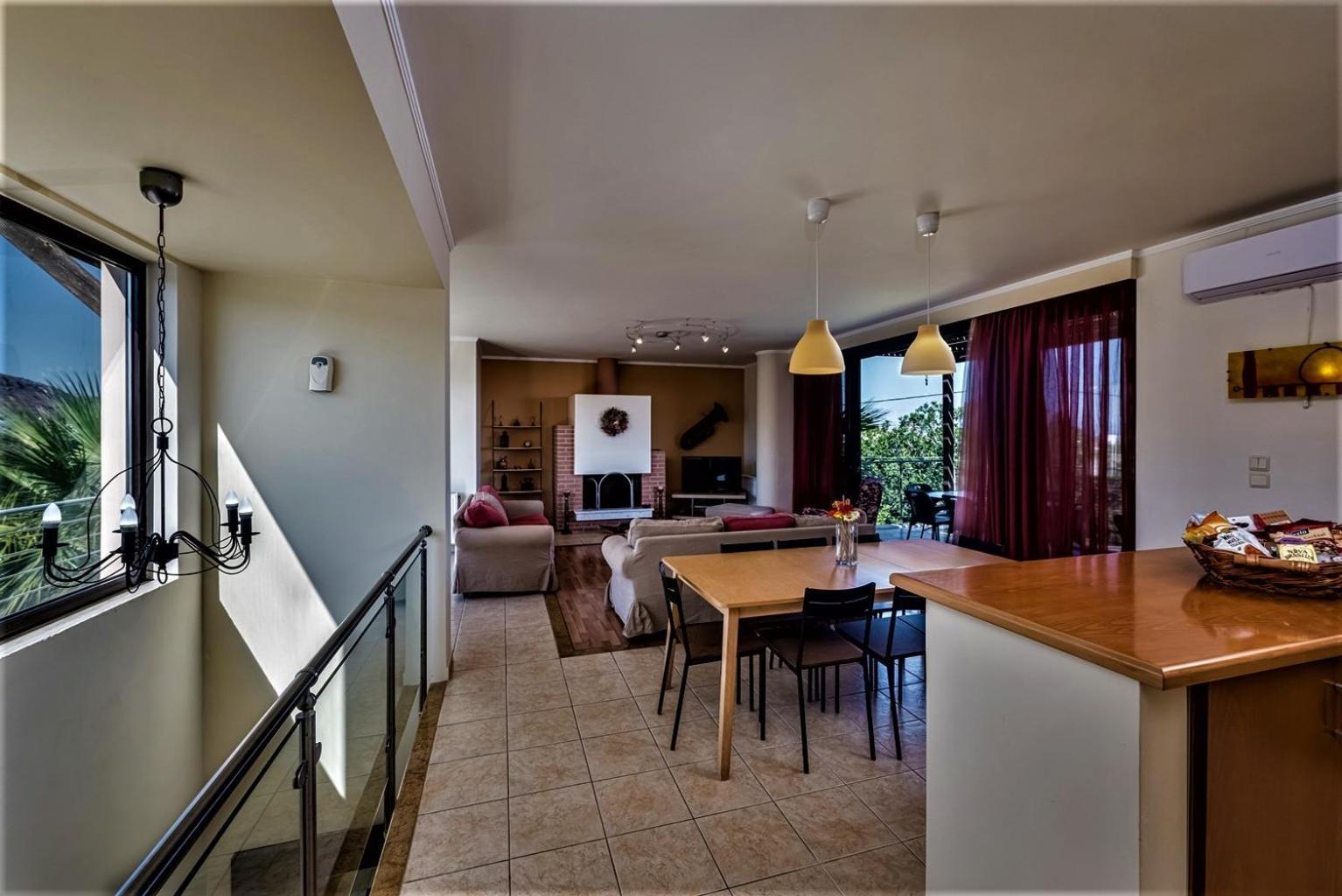 Xenos Villa 2 With A Private Pool,Near The Sea Tigkaki  Ngoại thất bức ảnh